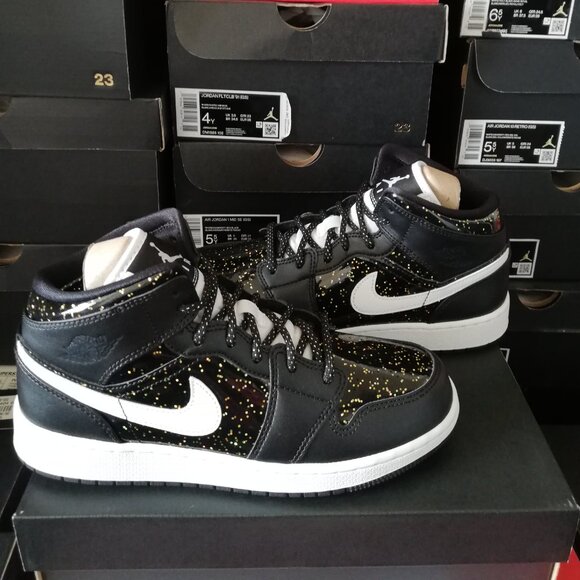 AIR JORDAN 1 SE MID "SPARKLE" WOMEN'S US SIZE 7.5 BRAND NEW IN BOX - Picture 10 of 10